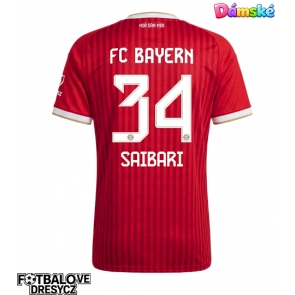 Bayern Munich Ismael Saibari #34 Dámské Domácí Dres 2026-27 Krátký Rukáv Bayern Munich Ismael Saibari #34 Dámské Domácí Dres 2026-27 Krátký Rukáv
